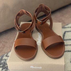 Madewell “The Boardwalk” Ankle Strap Sandal